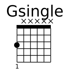 Gsingle chord